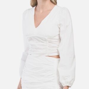 NWOT Emory Park White Blouse